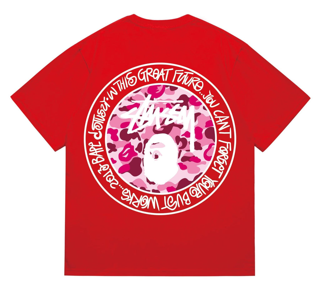 BAPE Light Circular Graphic Short-Sleeve T-Shirt — back