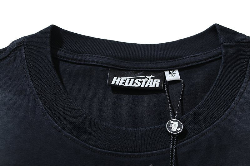 Hellstar Flame Face Graphic T-Shirt — neck_label