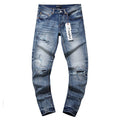 Purple Brand Distressed Blue Jeans — hero