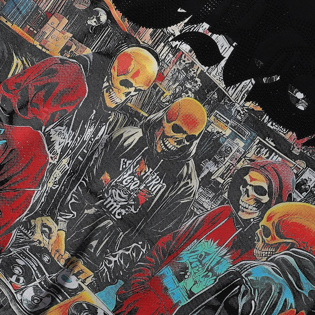 BKYS Revival Skull DJ Tour Graphic T-Shirt — detail