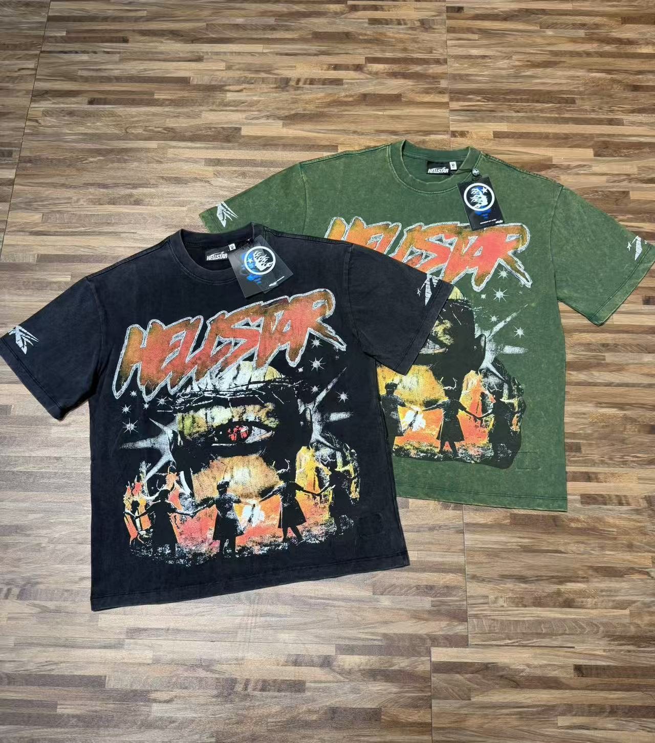 Hellstar Red Graphic Short-Sleeve T-Shirt — context