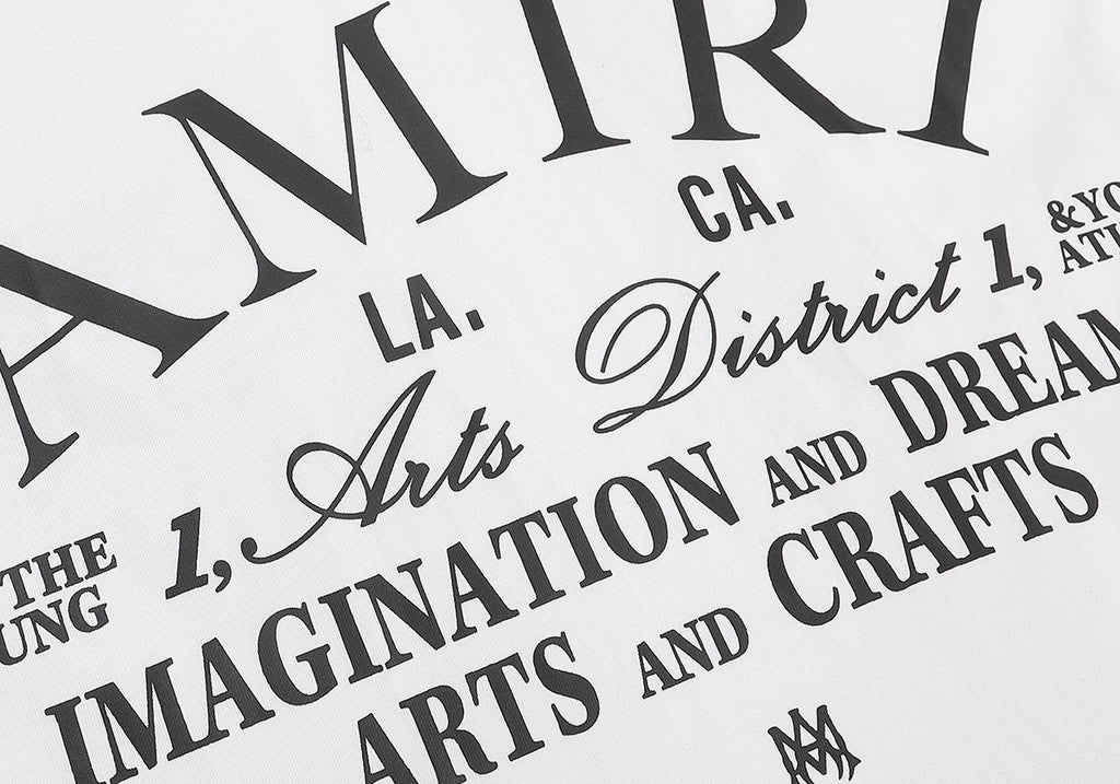 AMIRI Typography Graphic T-Shirt — detail