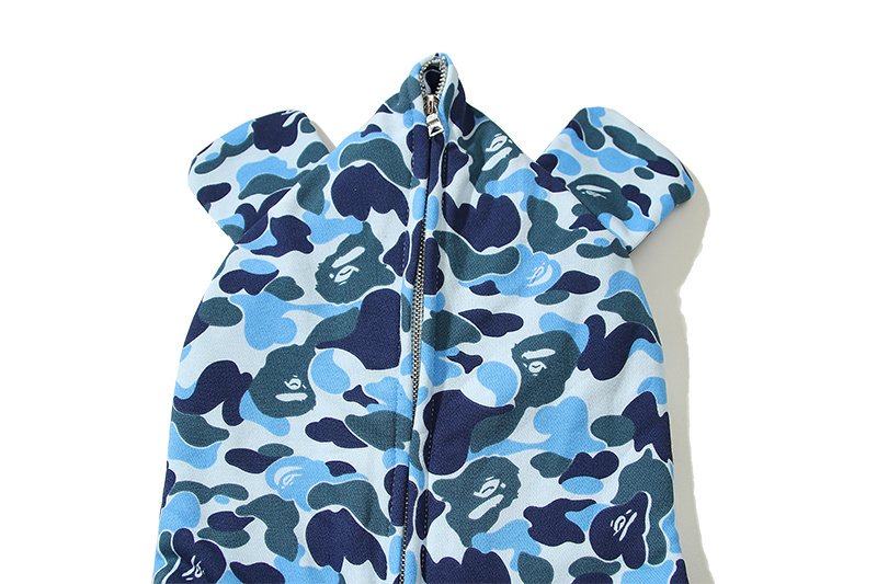 BAPE Camouflage Full-Zip Hoodie — detail