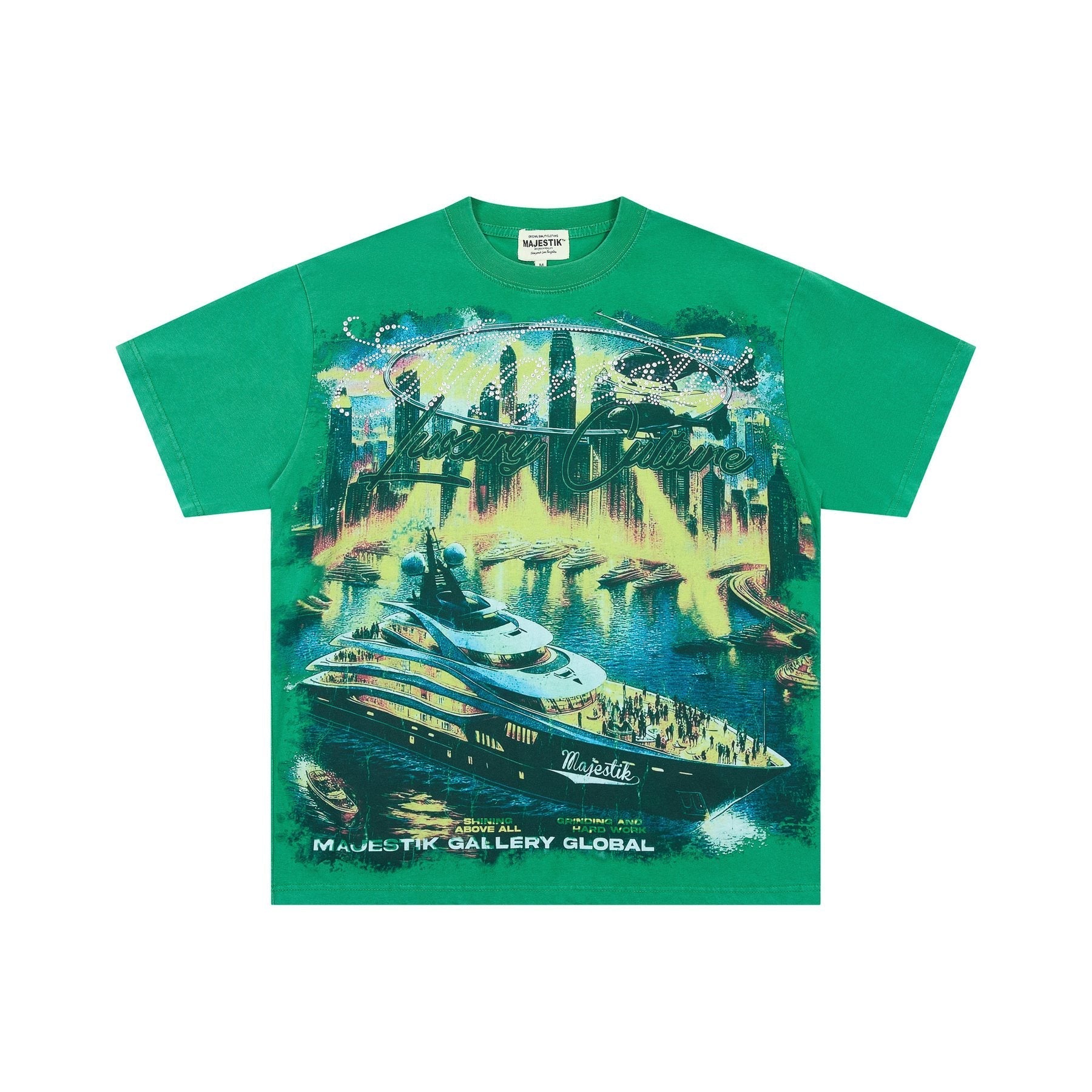 MAJESTIK Yacht Tour Graphic T-Shirt — front