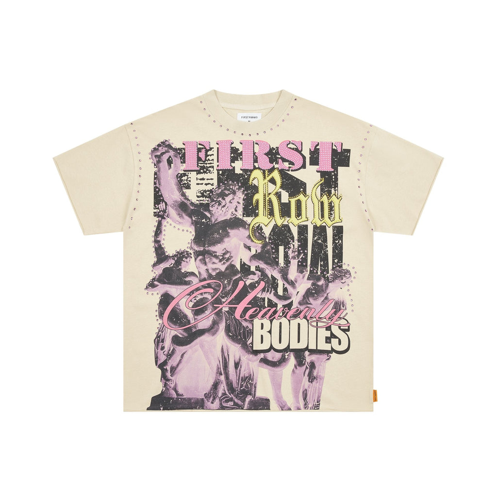FIRST ROW Heavenly Bodies Rhinestone Crop T-Shirt — hero