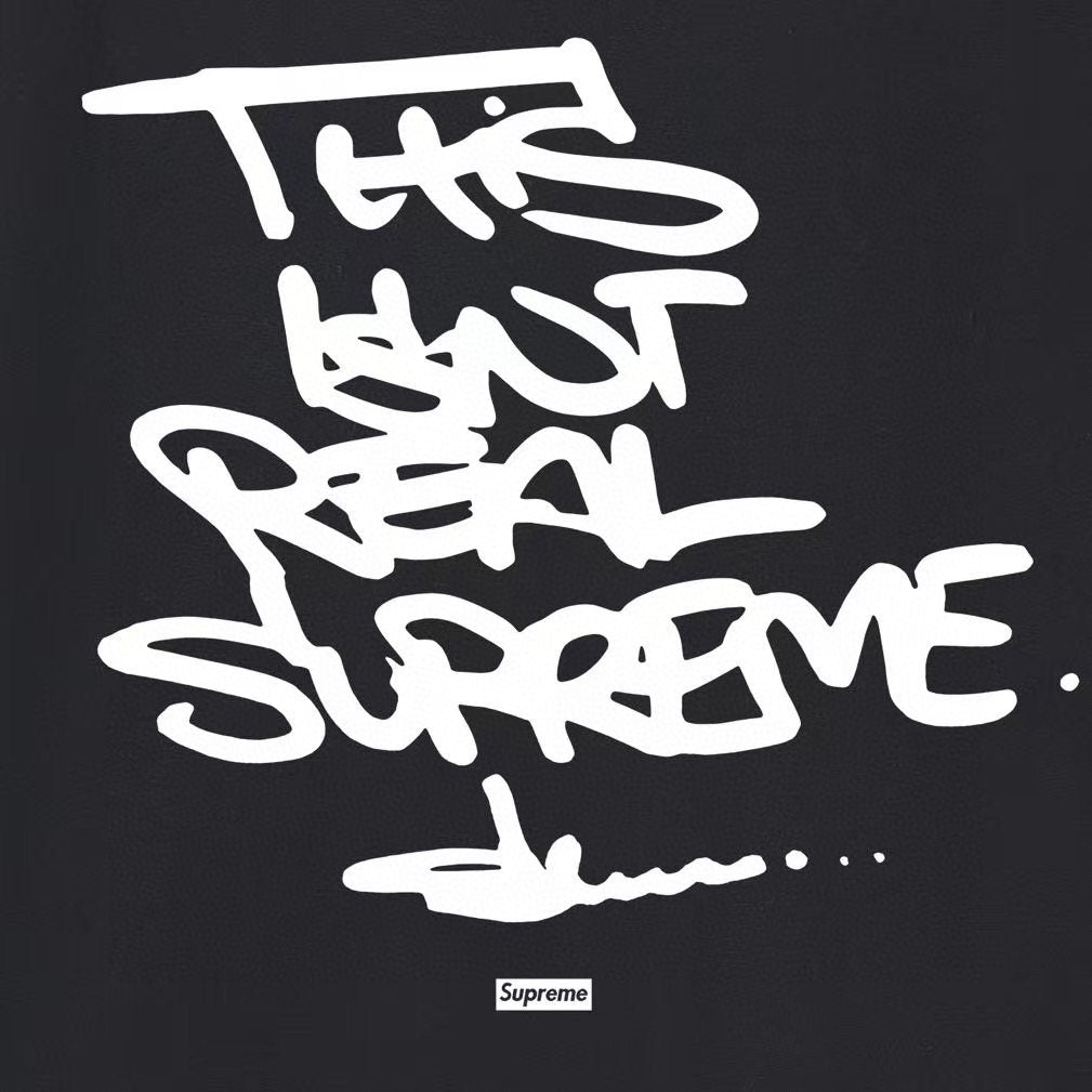 Supreme Graffiti Back Graphic T-Shirt — detail