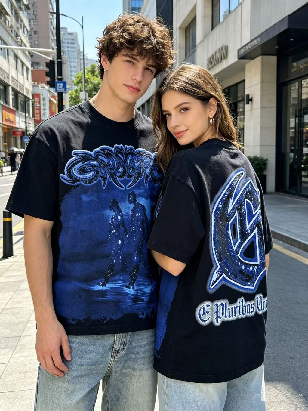 Godspeed E Pluribus Unum Graphic T-Shirt — context