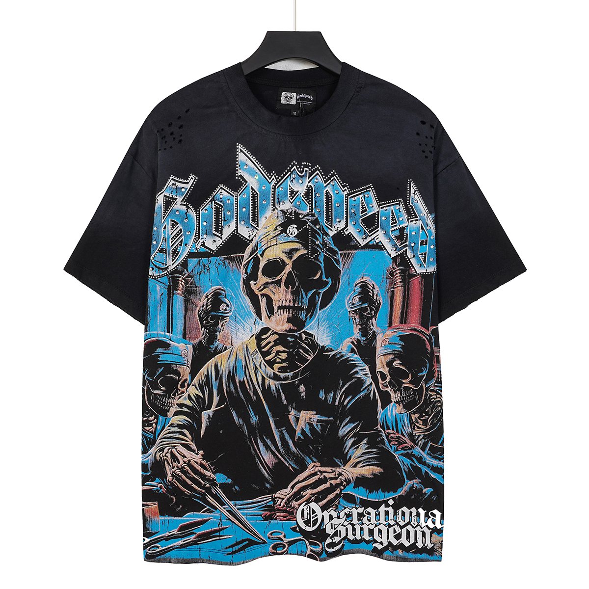 Godspeed Operational Surgeon Distressed Graphic T-Shirt — hero