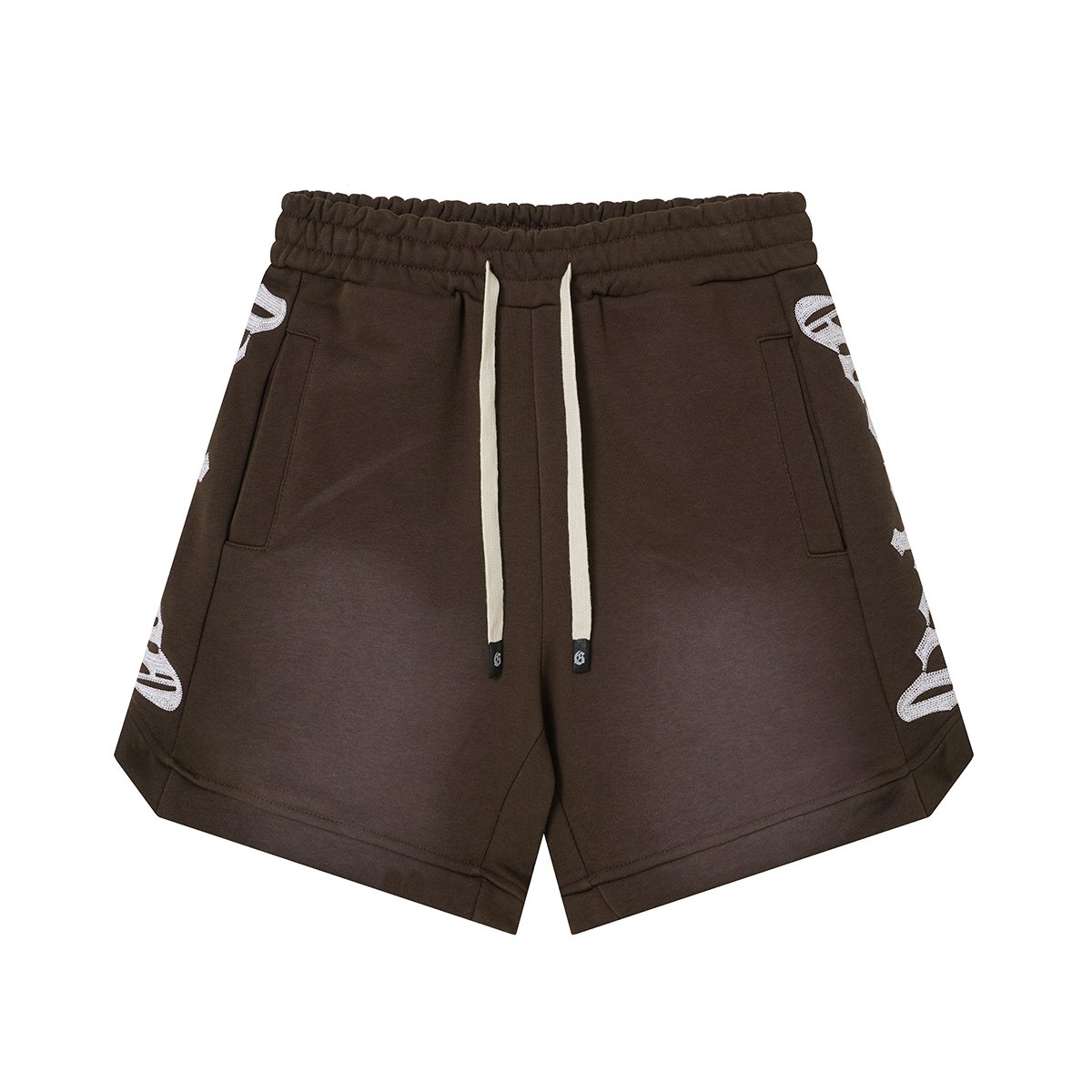 Godspeed Washed Drawstring Shorts — front