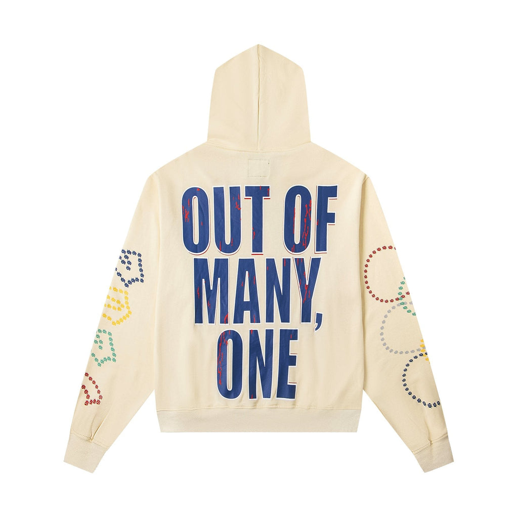 Godspeed Out of Many, One Graphic Hoodie — back