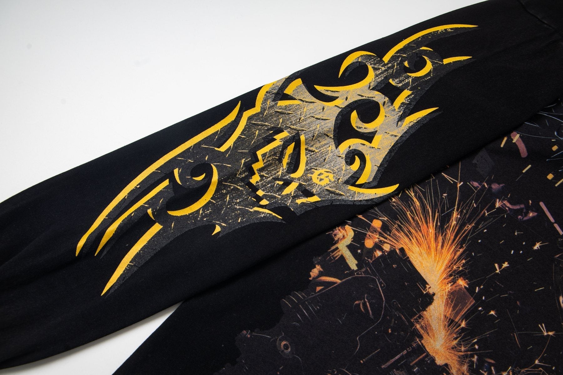 Godspeed White Graphic Long-Sleeve T-Shirt — detail