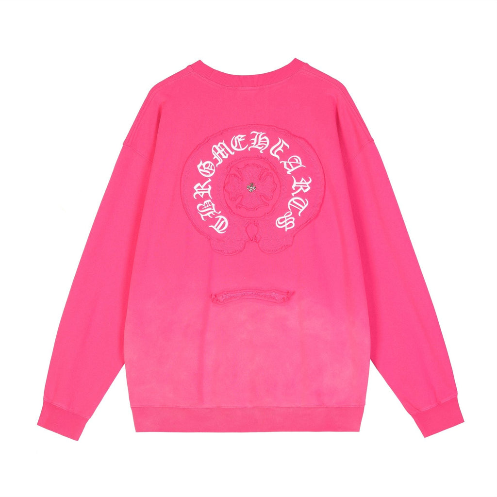Chrome Hearts Horseshoe Graphic Crewneck Sweatshirt — back