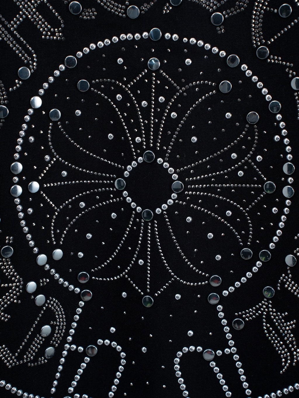 Chrome Hearts Rhinestone-Style Graphic T-Shirt — detail