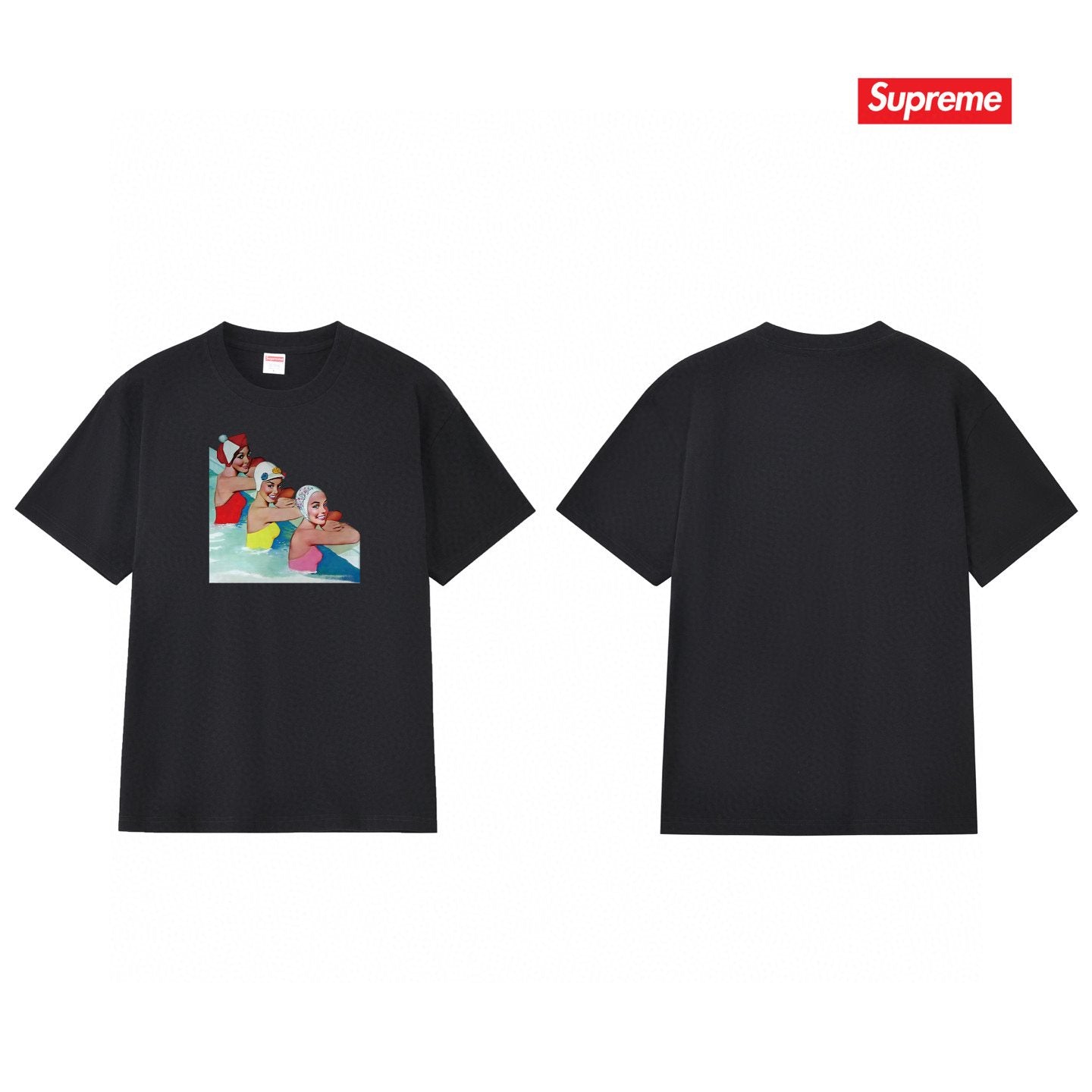 Supreme Swimmer Pool Graphic T-Shirt — back