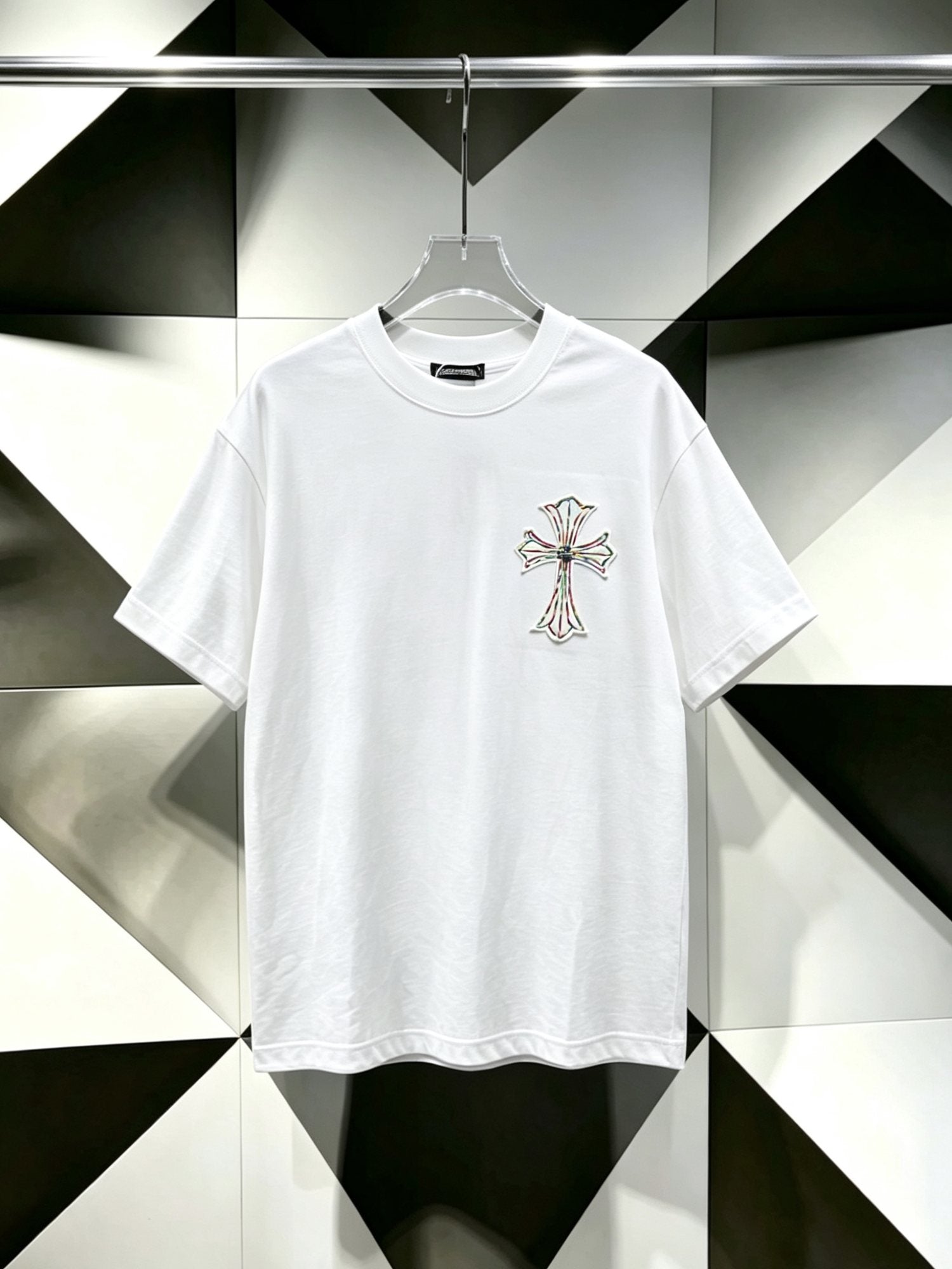 Chrome Hearts Ornate Cross Graphic T-Shirt — hero