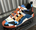 Dolce & Gabbana Colorblock Sneakers with Orange Laces — hero