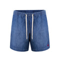 Test2-Ralph Lauren Washed Blue Drawstring Denim Shorts — hero