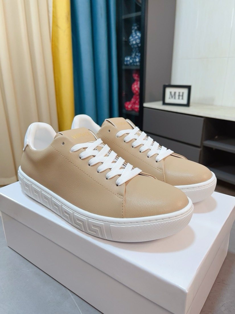 Versace Men's Low-Top Lace-Up Sneakers — front