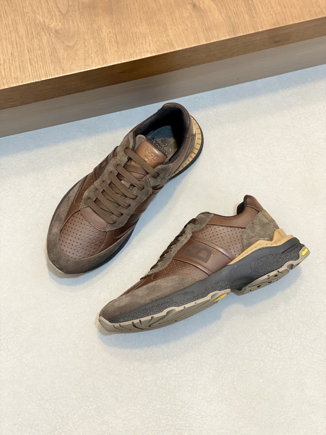 Berluti Sport Track Low-Top Sneakers — front