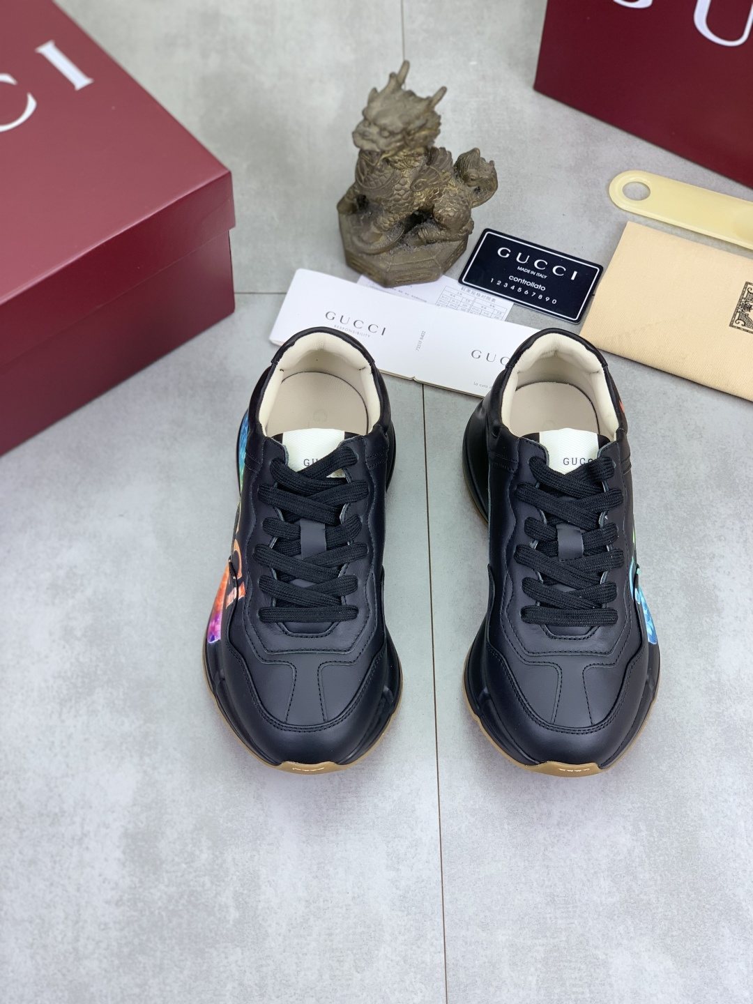 Gucci Multicolor Accent Chunky Sneakers — front
