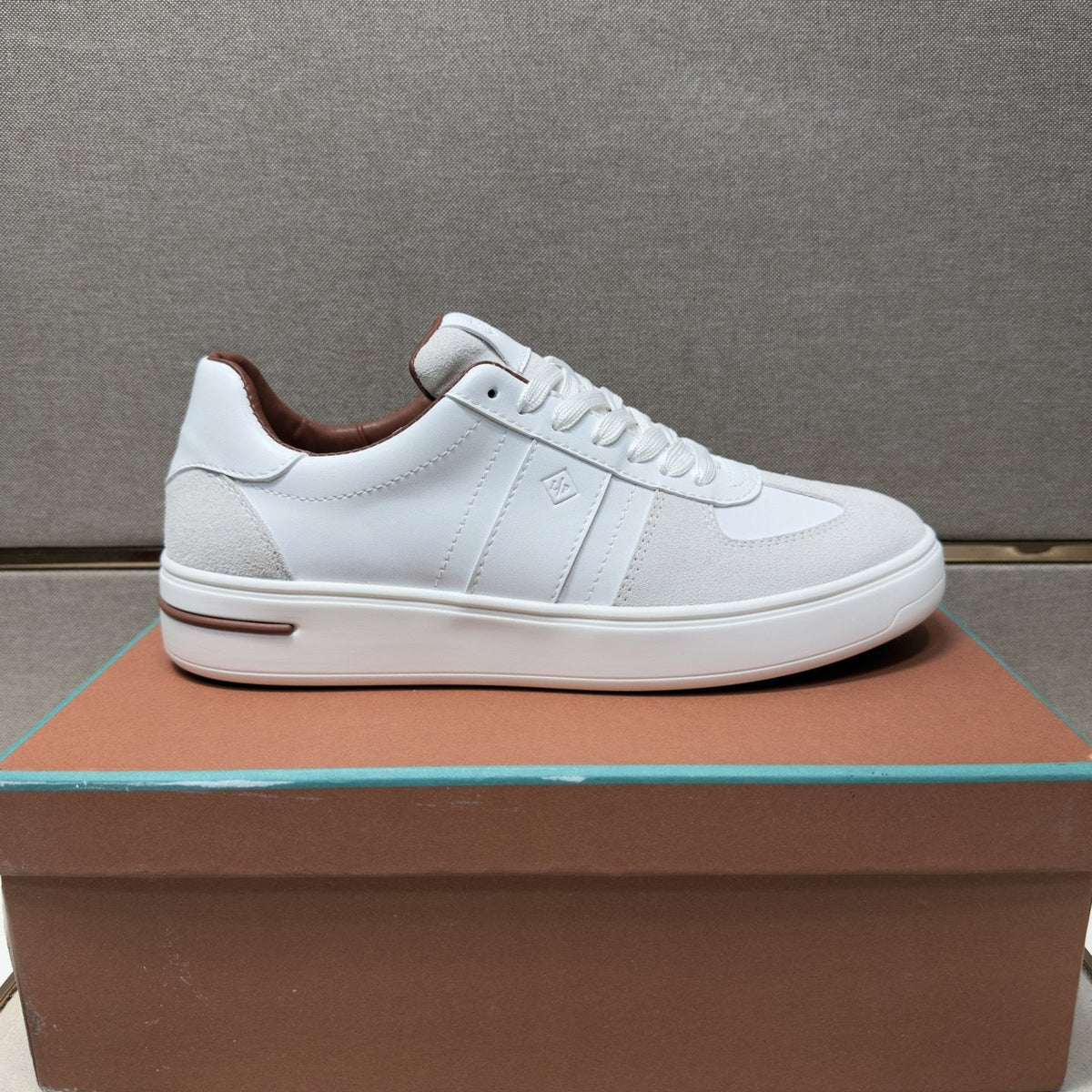 Men's Paneled Low-Top Sneakers — front