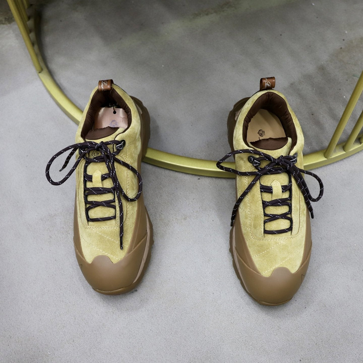 Loro Piana Week End Walk Panel Sneakers — front