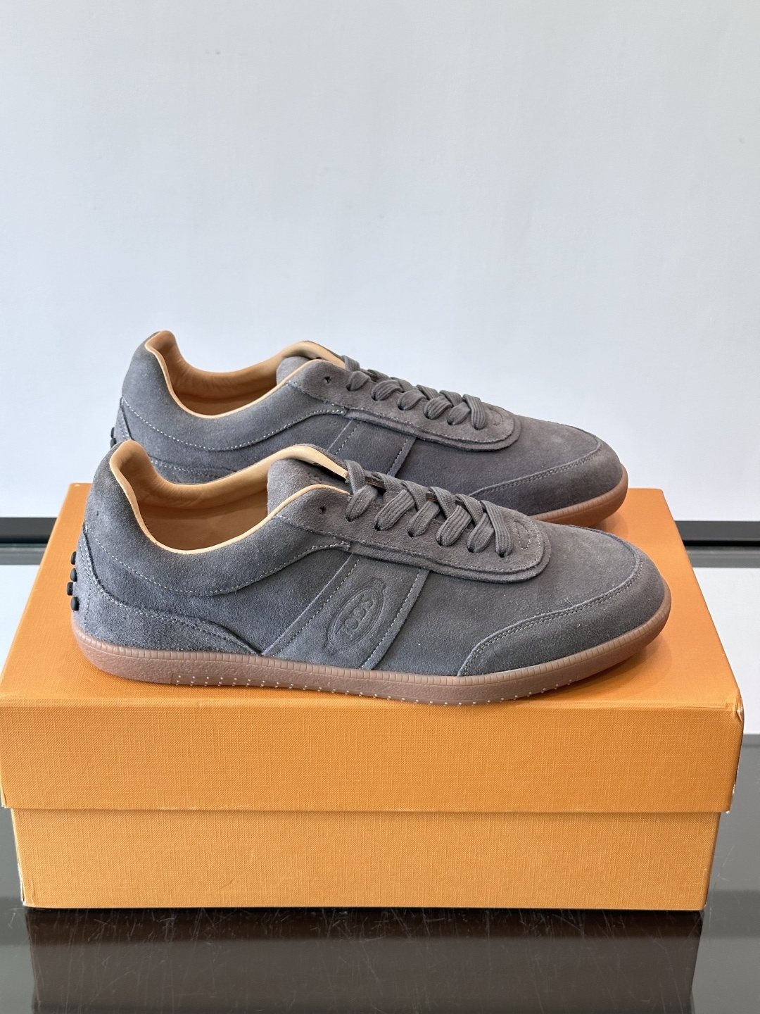 Tod's Men's Suede Low-Top Sneakers — front