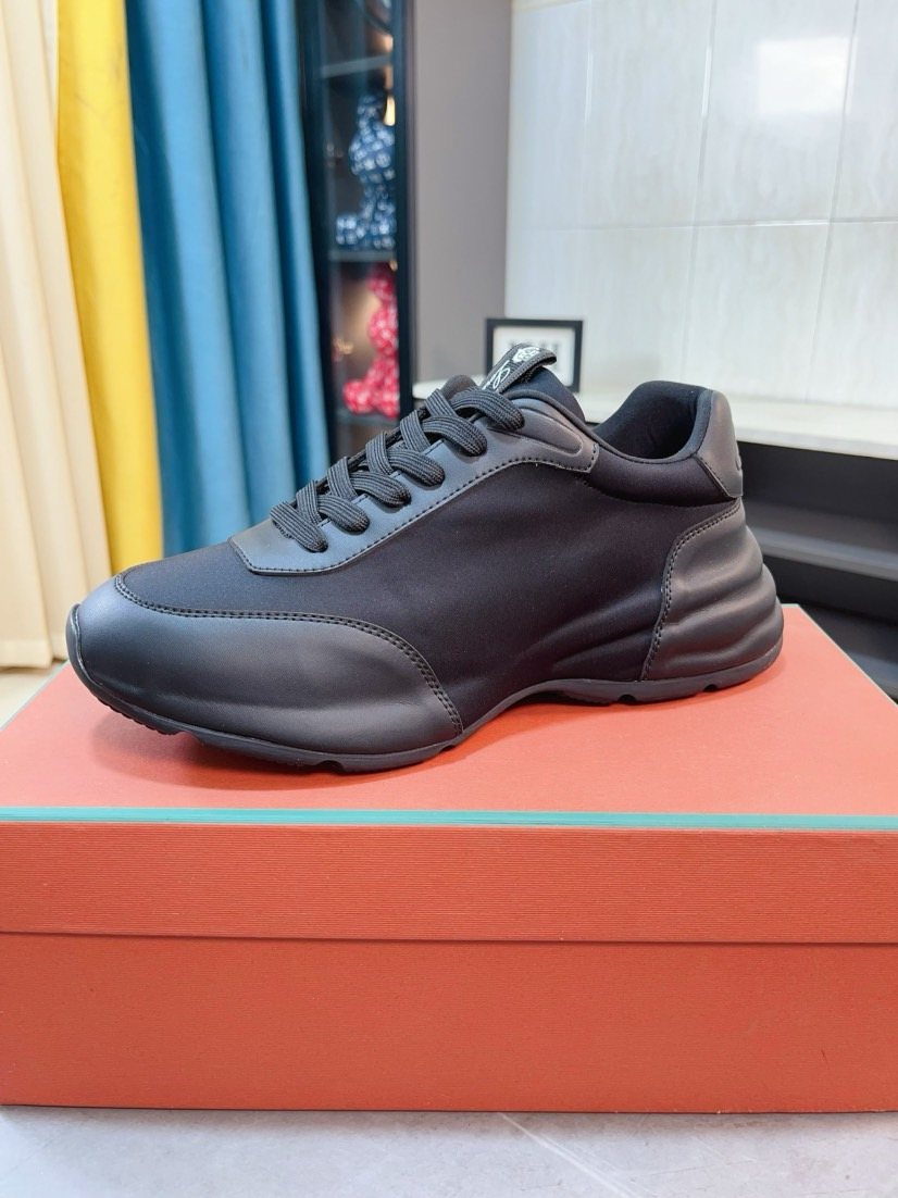 Loro Piana Sculpted-Sole Lace-Up Shoes — front